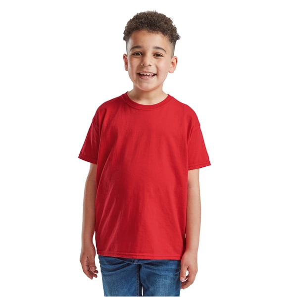 Fruit Of The Loom Childrens/Kids Unisex Valueweight Short Sleeve T-Shirt (Pack of 2)