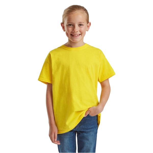 Fruit Of The Loom Childrens/Kids Unisex Valueweight Short Sleeve T-Shirt (Pack of 2)