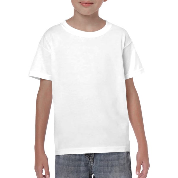 Gildan Childrens Unisex Heavy Cotton T-Shirt (Pack Of 2)
