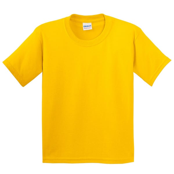 Gildan Childrens Unisex Heavy Cotton T-Shirt (Pack Of 2)