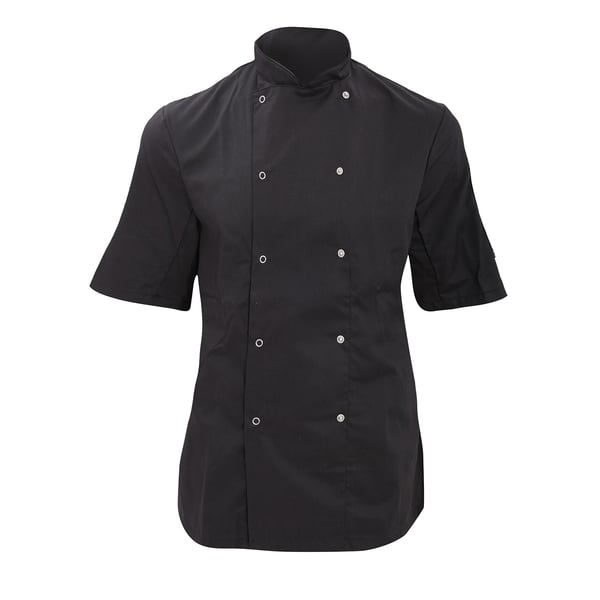 Dennys Womens/Ladies Economy Short Sleeve Chefs Jacket / Chefswear (Pack of 2)