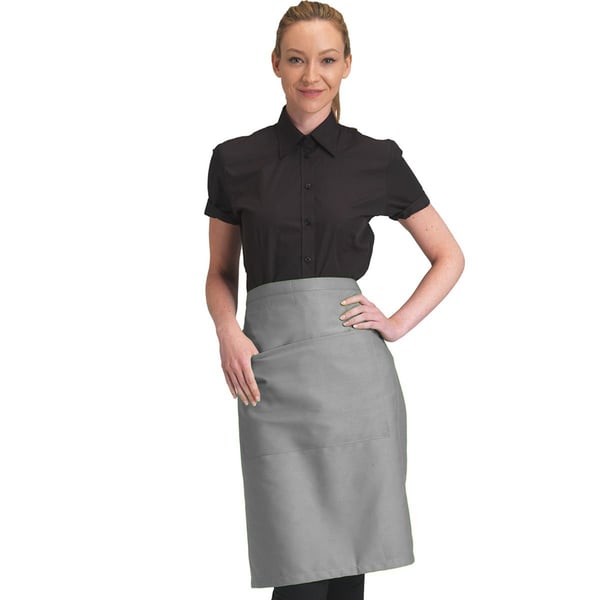 Dennys Adults Unisex Catering Waist Apron With Pocket (Pack of 2)