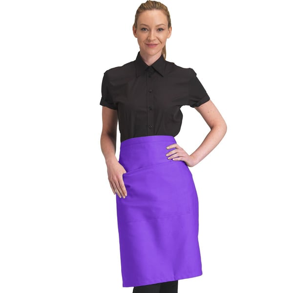 Dennys Adults Unisex Catering Waist Apron With Pocket (Pack of 2)