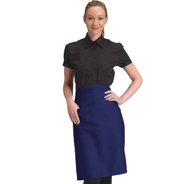 Dennys Adults Unisex Catering Waist Apron With Pocket (Pack of 2)