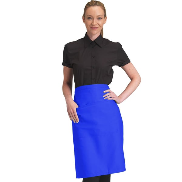 Dennys Adults Unisex Catering Waist Apron With Pocket (Pack of 2)