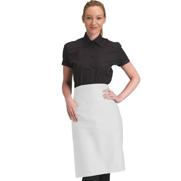 Dennys Adults Unisex Catering Waist Apron With Pocket (Pack of 2)