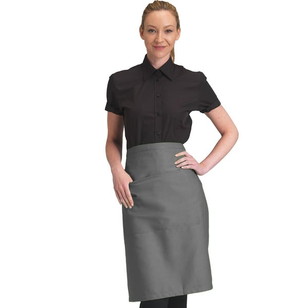 Dennys Adults Unisex Catering Waist Apron With Pocket (Pack of 2)