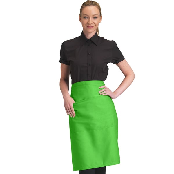 Dennys Adults Unisex Catering Waist Apron With Pocket (Pack of 2)