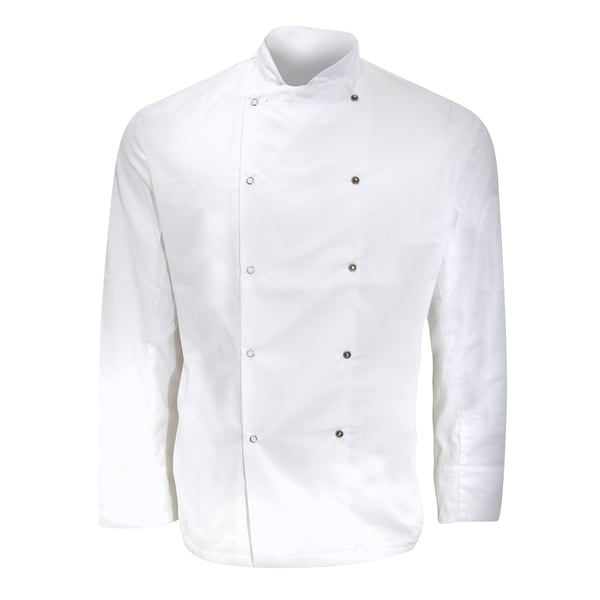 Dennys Mens Long Sleeve Chefs Jacket / Chefswear (Pack of 2) Dennys Mens Long Sleeve Chefs Jacket / Chefswear (Pack of 2)