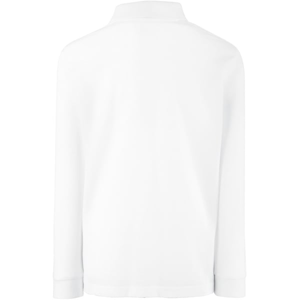 Fruit Of The Loom Childrens Long Sleeve 65/35 Pique Polo / Childrens Polo Shirts (Pack of 2)