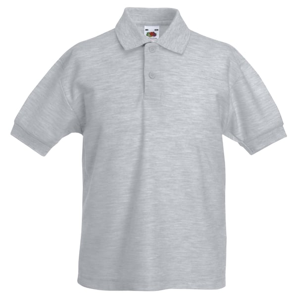 Fruit of the Loom Unisex 65/35 Pique Polo Shirt til børn/børn (pakke med 2)