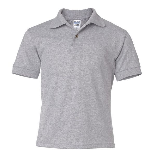 Gildan DryBlend Unisex Jersey poloshirt til børn (pakke med 2)