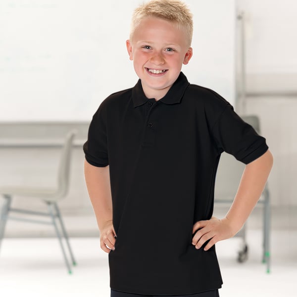Jerzees Schoolgear Barn 65/35 Pikétröja (2-pack)