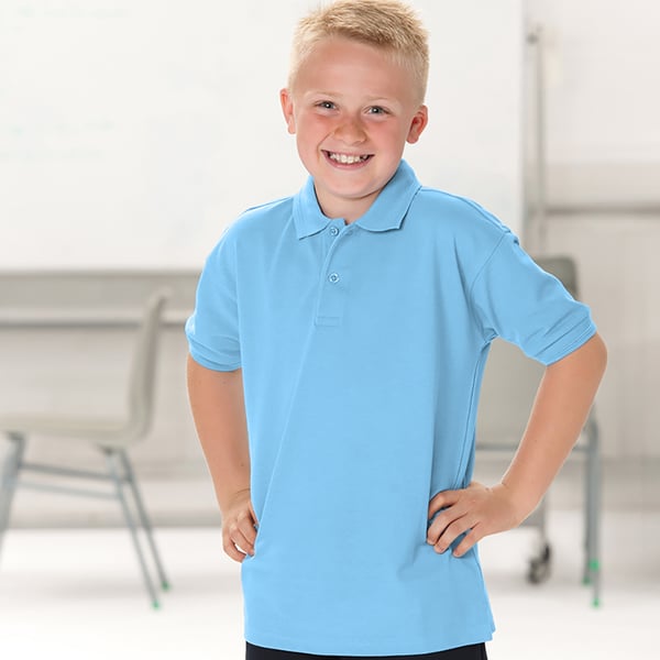 Jerzees Schoolgear Barn 65/35 Pikétröja (2-pack)