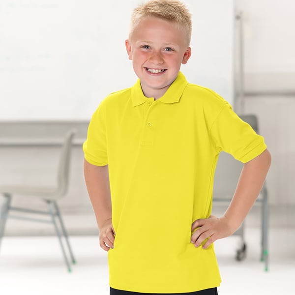 Jerzees Schoolgear Barn 65/35 Pikétröja (2-pack)