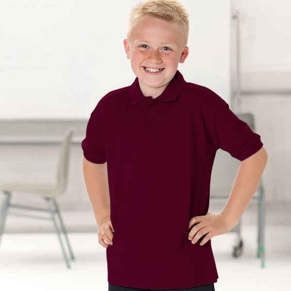 Jerzees Schoolgear Barn 65/35 Pikétröja (2-pack)