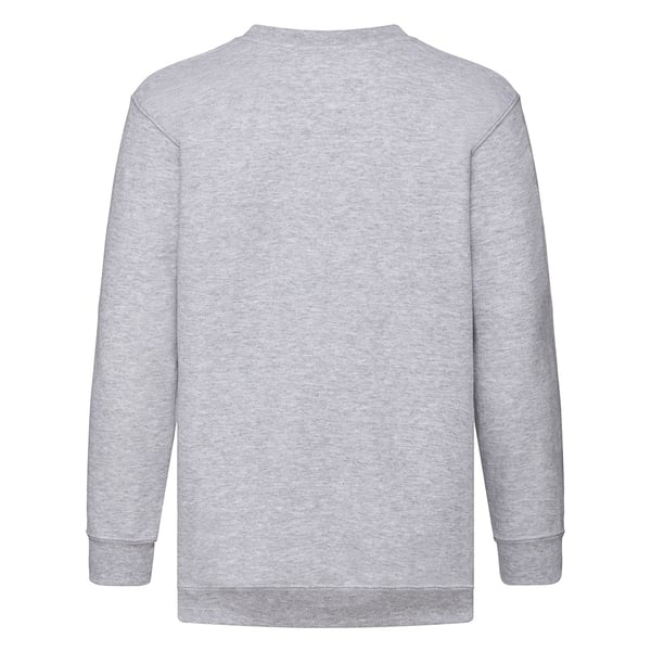 Fruit Of The Loom Childrens Unisex Set In Sleeve Sweatshirt (Pack of 2)