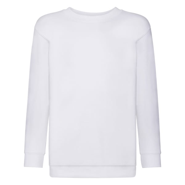 Fruit Of The Loom Childrens Unisex Set In Sleeve Sweatshirt (Pack of 2)