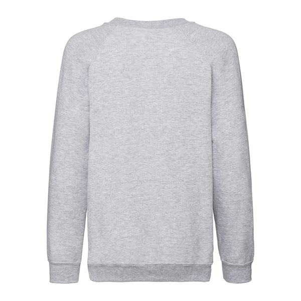 Fruit Of The Loom Childrens Unisex Raglan Sleeve Sweatshirt (Pack of 2)