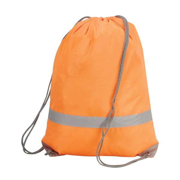 Shugon Stafford Drawstring Hi-Vis Tote Bag (13 liter) (pakke med 2)