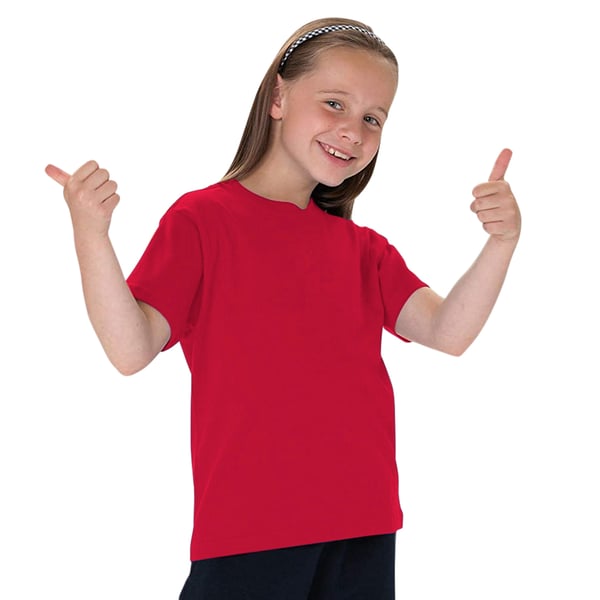 Jerzees Schoolgear Childrens Classic Plain T-Shirt (Pack of 2)
