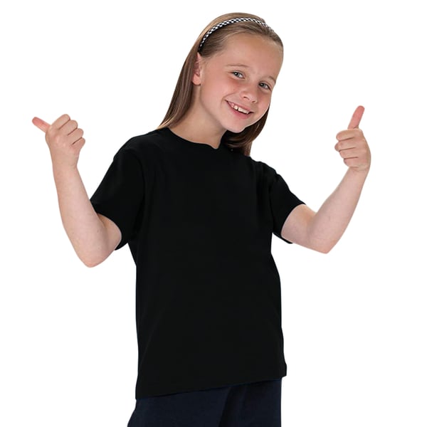 Jerzees Schoolgear Childrens Classic Plain T-Shirt (Pack of 2)