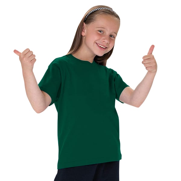 Jerzees Schoolgear Childrens Classic Plain T-Shirt (Pack of 2)
