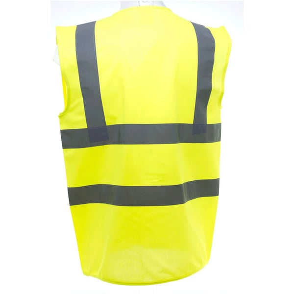 Yoko Unisex Premium Hi-Vis Waistcoat Vest / Jacket (Pack of 2)
