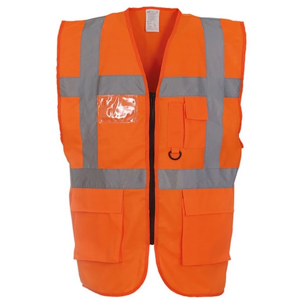 Yoko Hi-Vis Premium Executive/Manager Waistcoat / Jacket (Pack of 2)