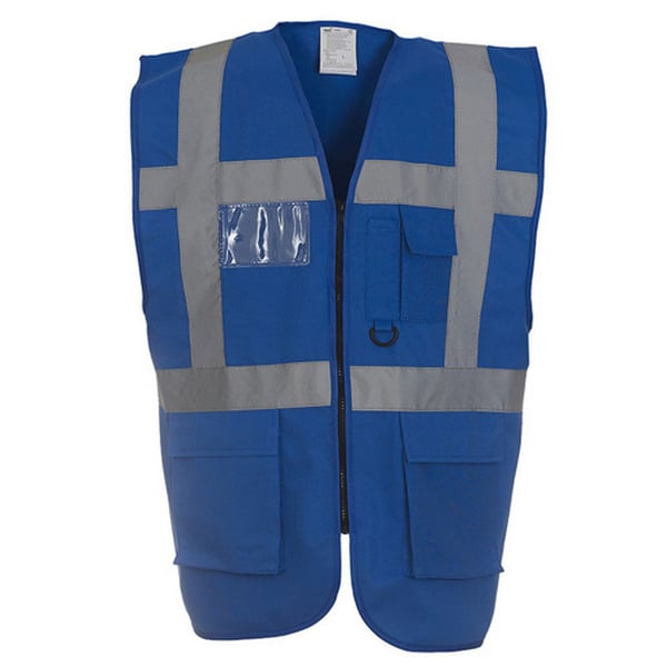 Yoko Hi-Vis Premium Executive/Manager Waistcoat / Jacket (Pack of 2)