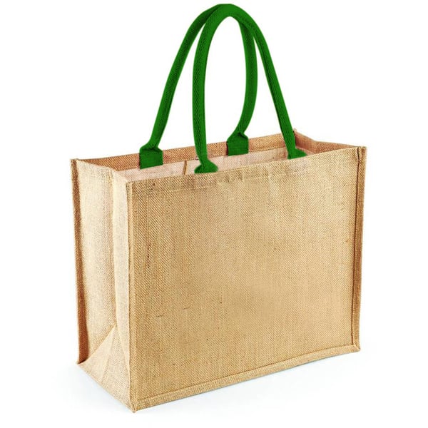 Westford Mill Classic Jute Shopper Bag (21 Litres) (Pack of 2)