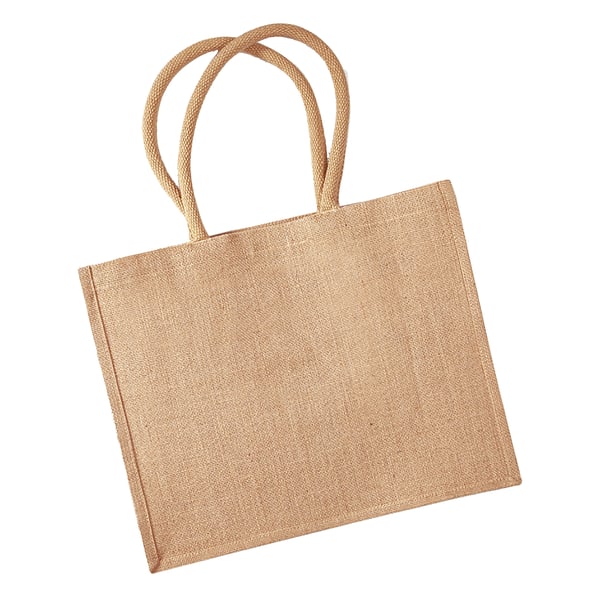Westford Mill Classic Jute Shopper Bag (21 Litres) (Pack of 2)