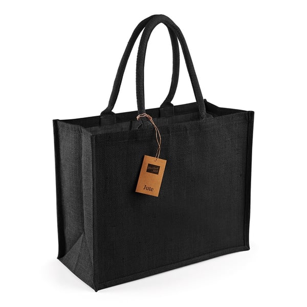 Westford Mill Classic Jute Shopper Bag (21 Litres) (Pack of 2)