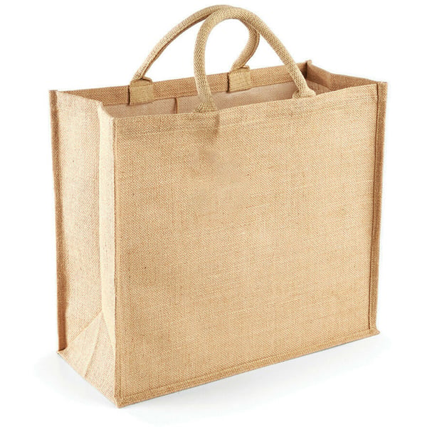 Westford Mill Jumbo Jute Shopper Bag (29 Litres) (Pack Of 2)