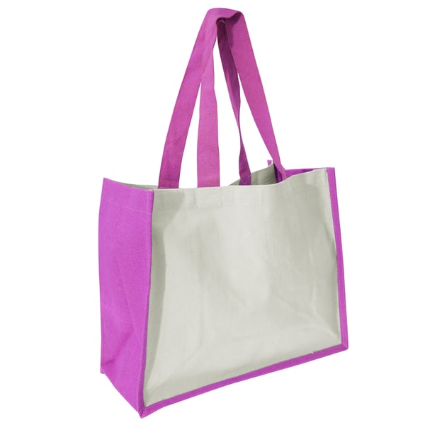 Westford Mill Printers Jute Cot Shopper Bag (21 Litres) (Pack of 2)