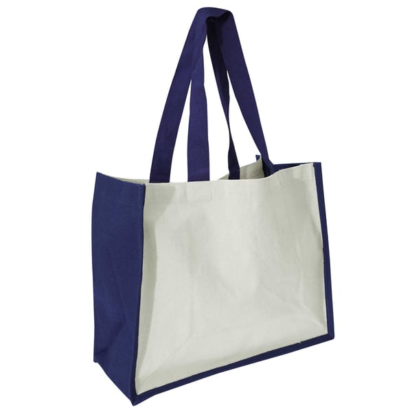 Westford Mill Printers Jute Cot Shopper Bag (21 Litres) (Pack of 2)