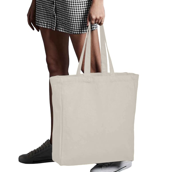 Quadra Canvas Classic Shopper Bag - 19 Litres (Pack of 2)