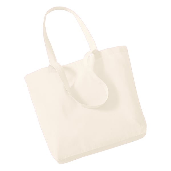 Westford Mill Organic Cotton Shopper Bag - 16 Litres (Pack of 2)
