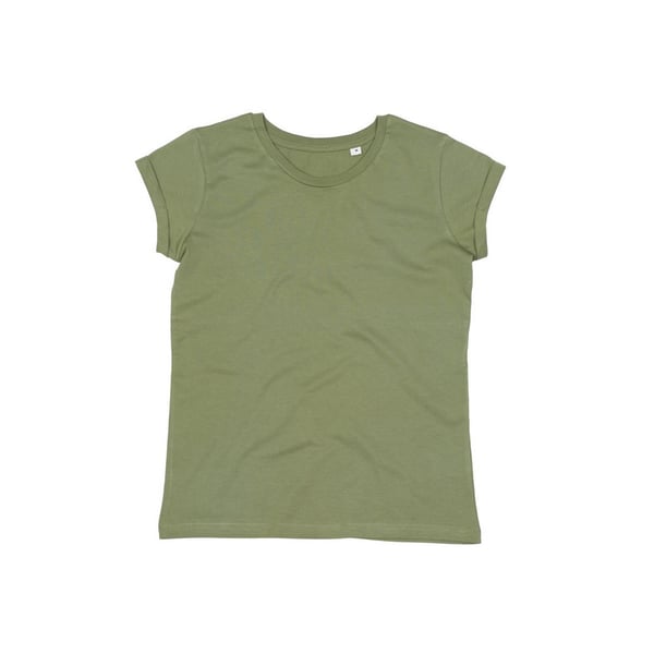 Mantis Womens/Ladies Roll Sleeve Tee