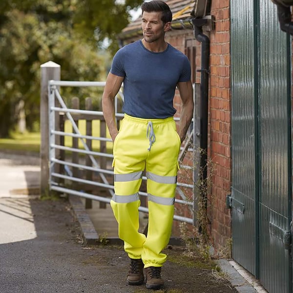 Yoko Adults Unisex Hi Vis Jogging Pants