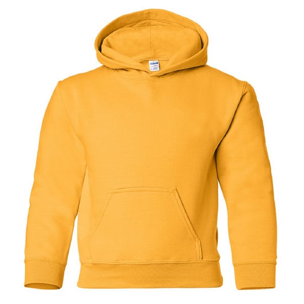 Gildan Heavy Blend børns unisex unisex sweatshirt med hætte / hættetrøje til børn