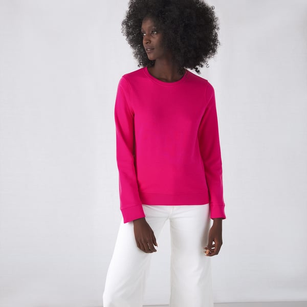 B&C Womens/Ladies Organic Sweatshirt