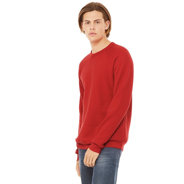 Bella + Canvas Unisex Fleece Raglan Sweatshirt til voksne
