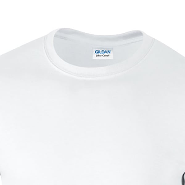 Gildan Mens Plain Crew Neck Ultra Cotton Long Sleeve T-Shirt
