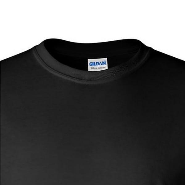 Gildan Mens Plain Crew Neck Ultra Cotton Long Sleeve T-Shirt