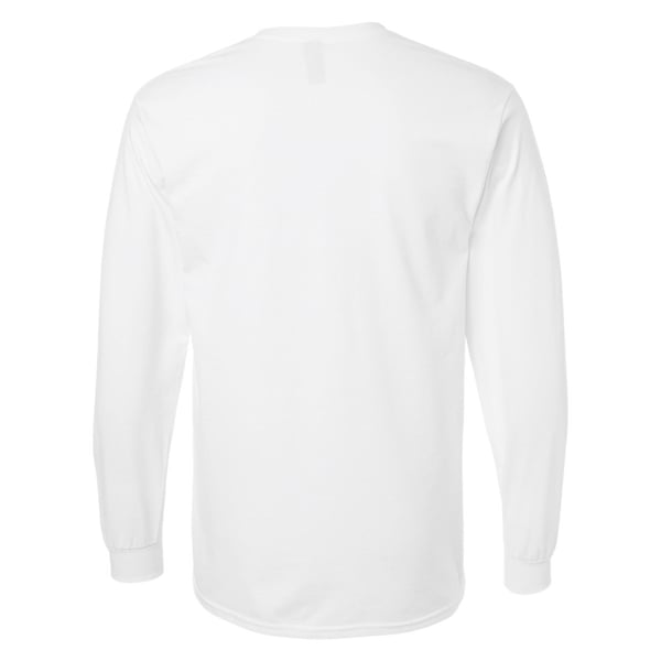 Gildan Mens Plain Crew Neck Ultra Cotton Long Sleeve T-Shirt