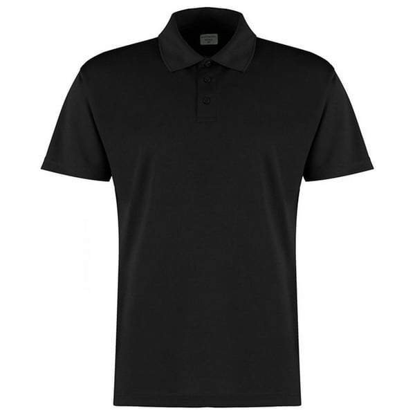Kustom Kit Kortærmet polotrøje med micro mesh til mænd