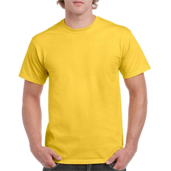 Gildan Mens Heavy Cotton Short Sleeve T-Shirt (Pack Of 5)