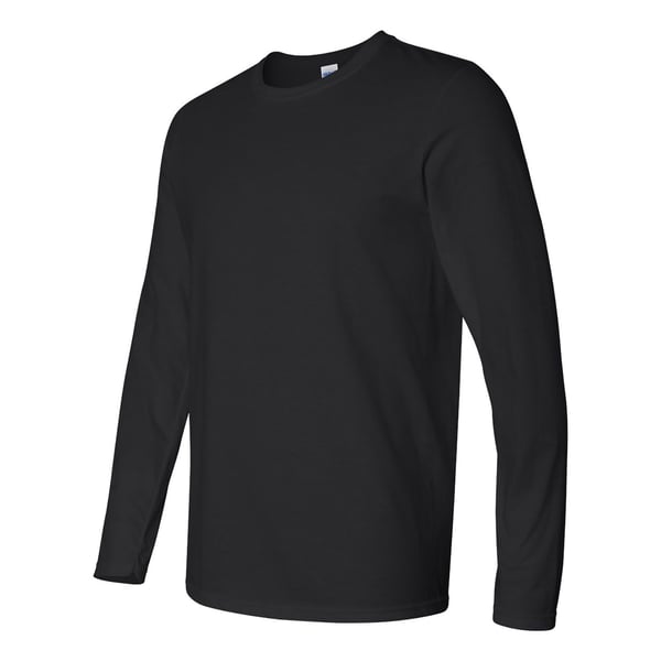 Gildan Mens Soft Style Long Sleeve T-Shirt (Pack Of 5)
