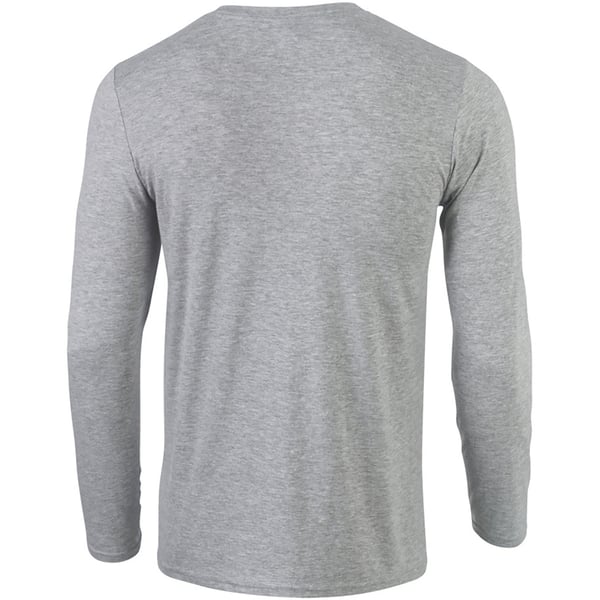 Gildan Mens Soft Style Long Sleeve T-Shirt (Pack Of 5)